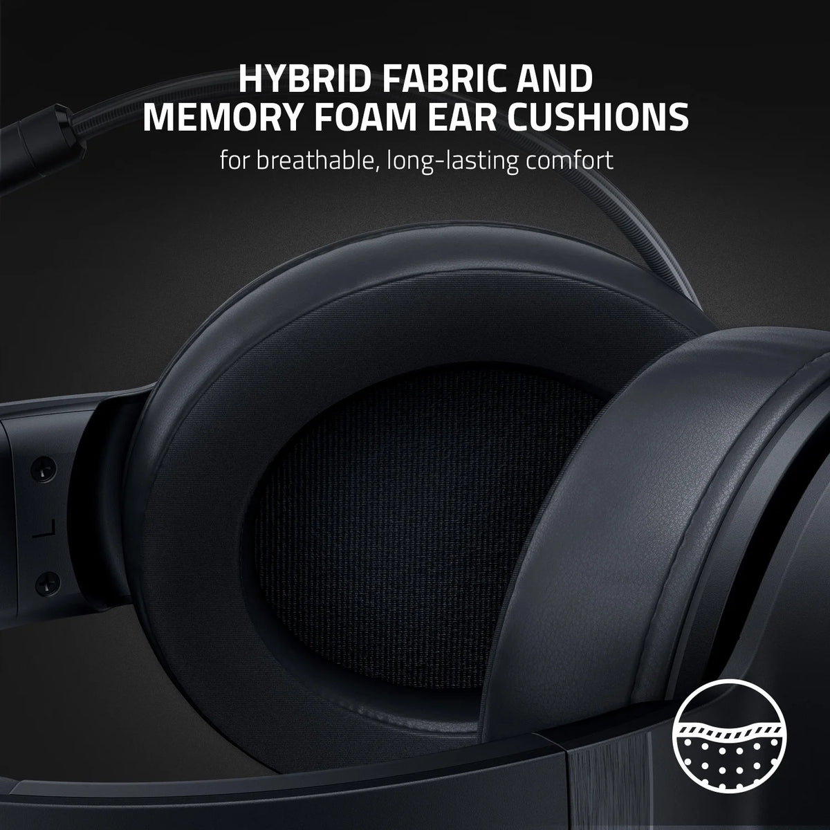Black Wired Gaming Headset M839237