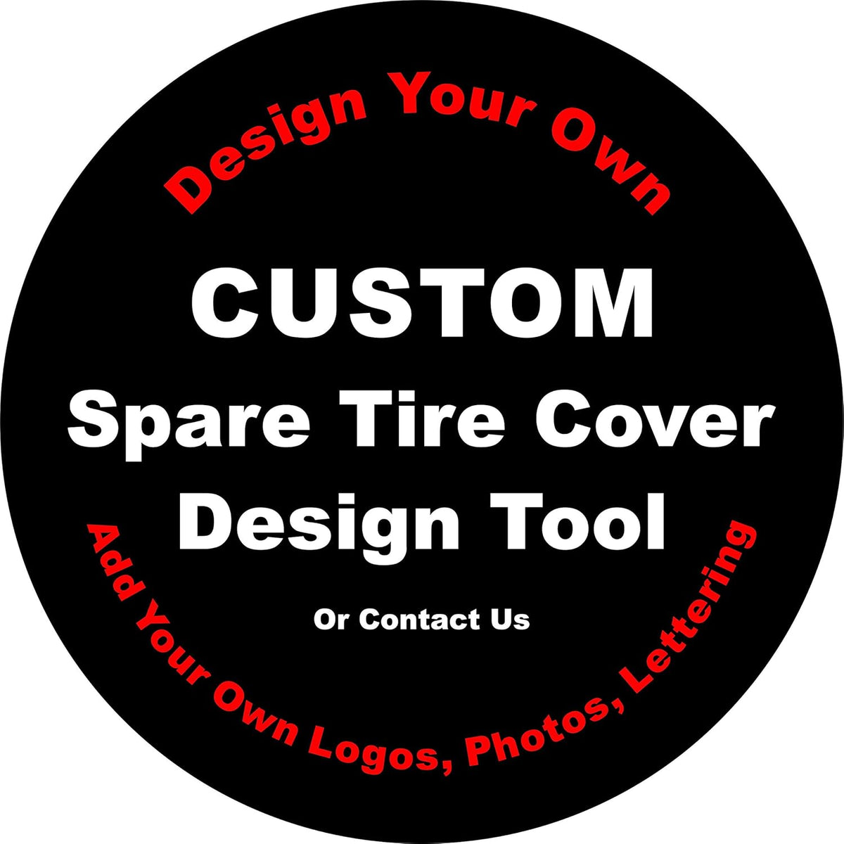 Heavy Duty Spare Tire Cover with Camera Opening B2950