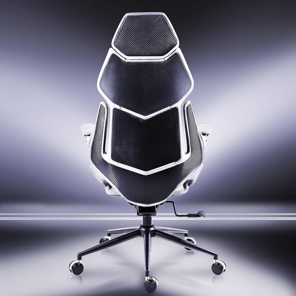 Carbon Fiber High Back PU Leather Task Chair Recliner D967714