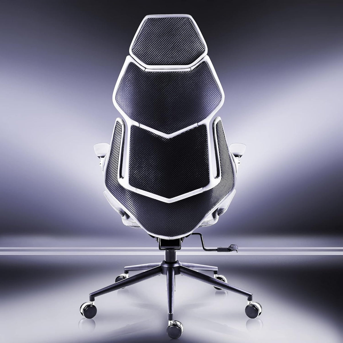 Carbon Fiber High Back PU Leather Task Chair Recliner D967714