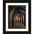 Black Ornate Wood Framed Art Print J897788