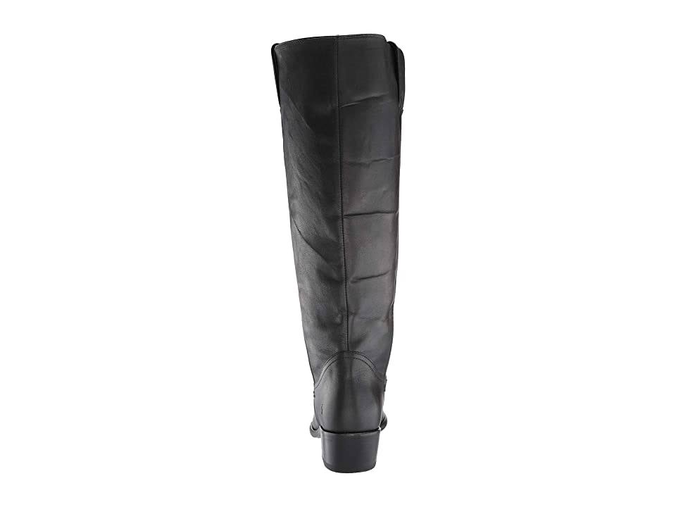 Black Wide Calf Pull On Boots H984