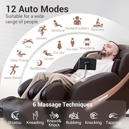 Zero Gravity SL Track Shiatsu Massage Recliner Chair with Heat L750