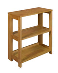 Medium Oak 2 Shelf Wood Bookcase U964673