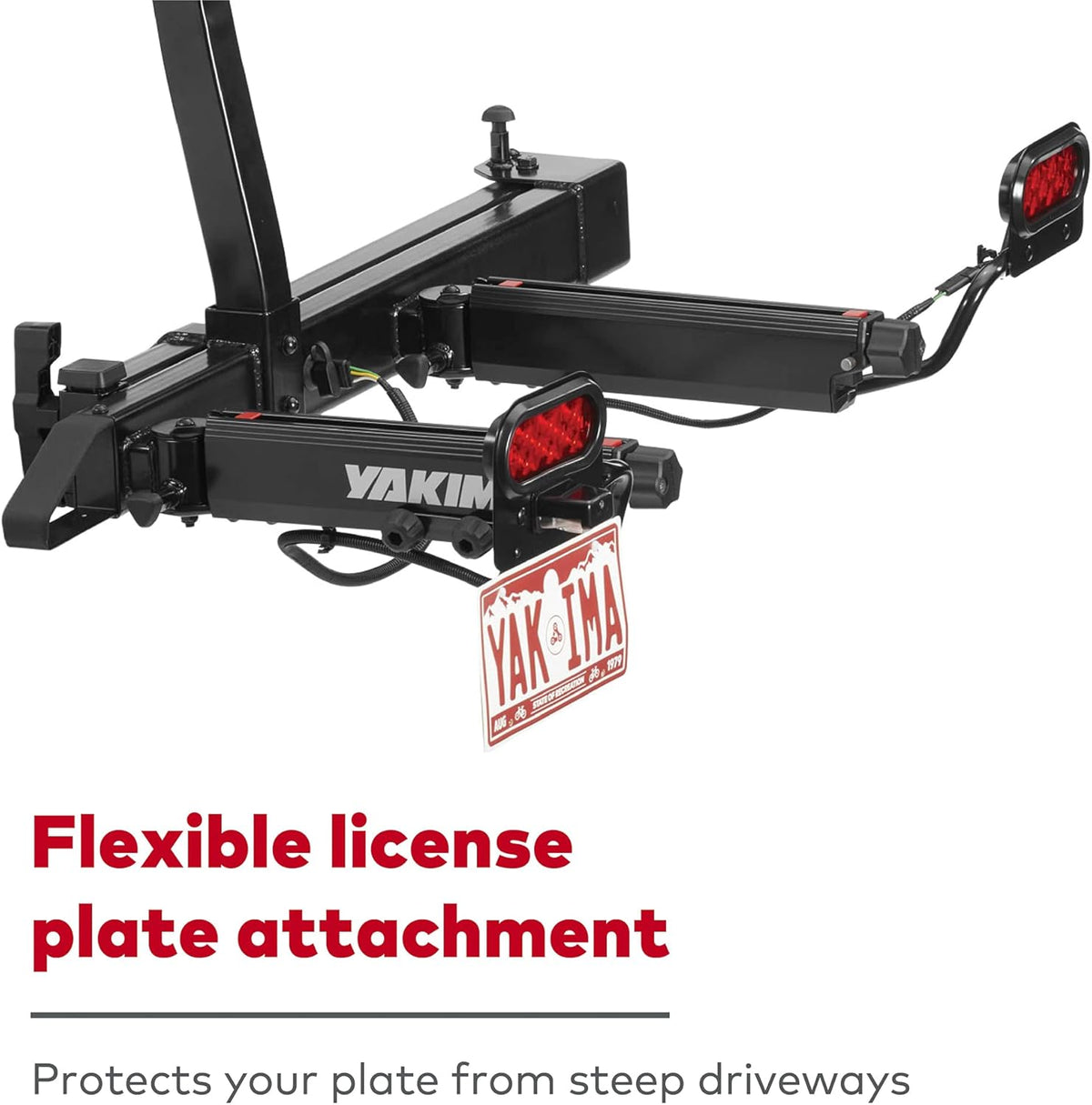License Plate and Tail Lights Accessory for EXO Hitch Rack System L710203