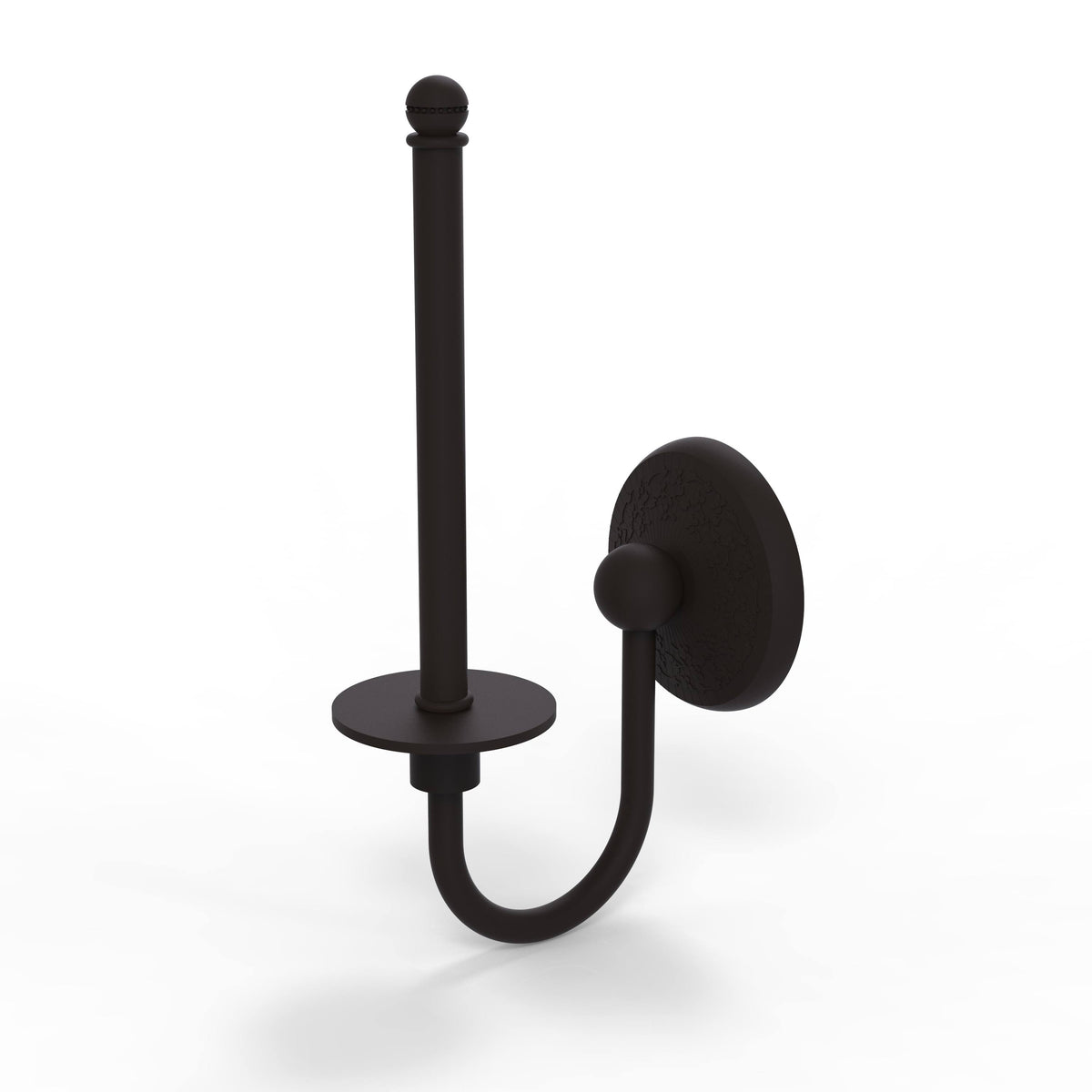 Matte White Upright Toilet Tissue Holder P657