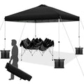 Blue 10x10ft Pop up Canopy Tent with Roller Bag J4564