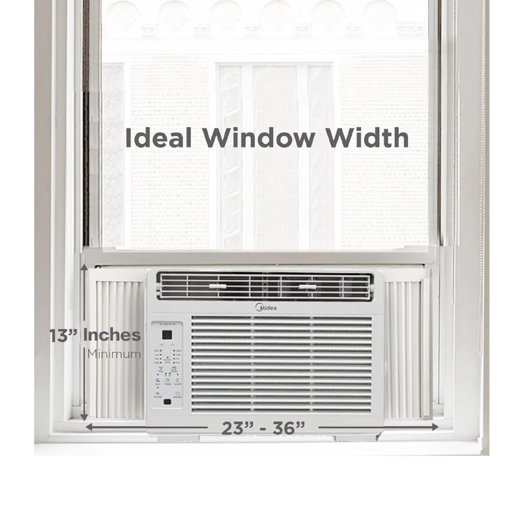 5,000 BTU Window Air Conditioner with Remote, White Q39682