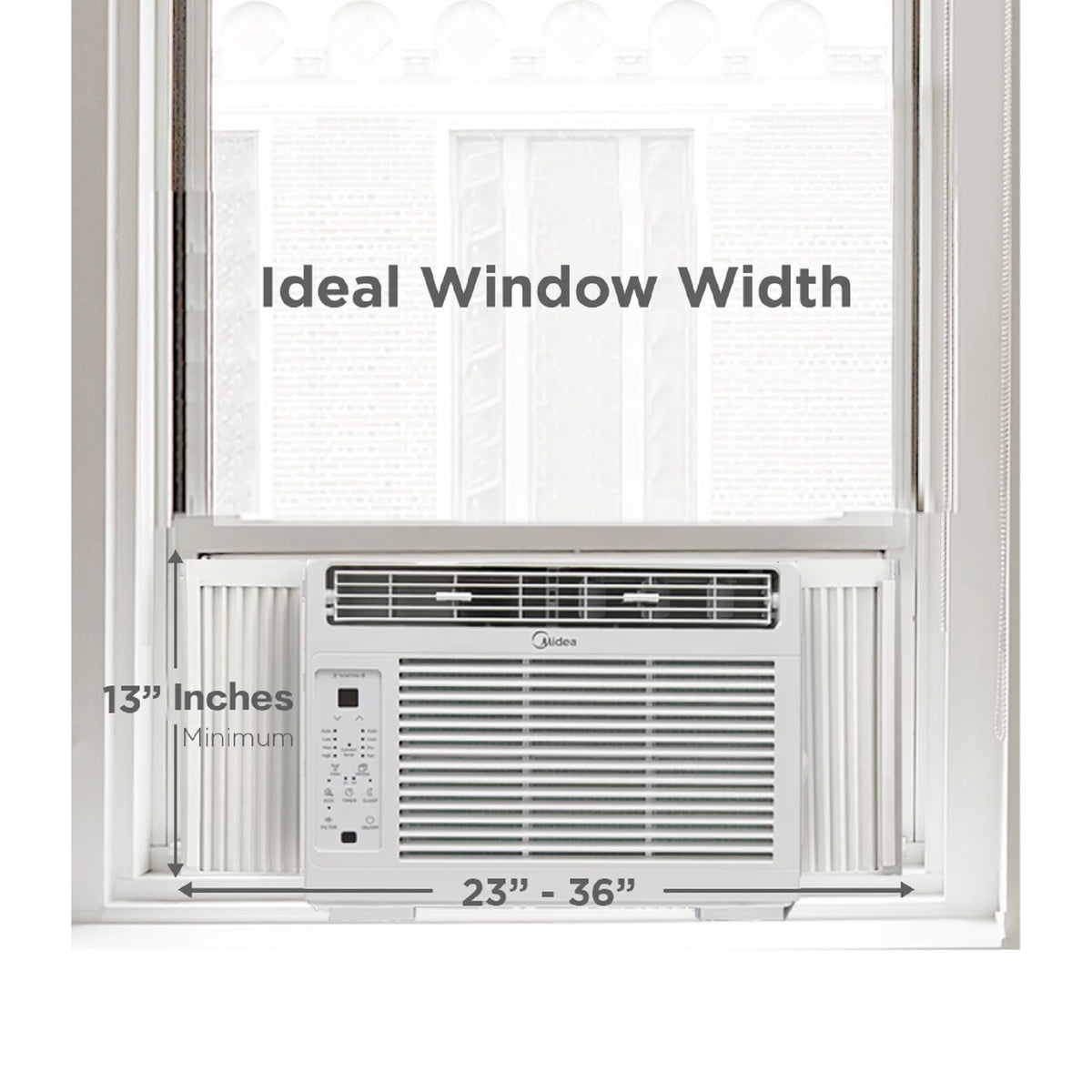 5,000 BTU Window Air Conditioner with Remote, White Q39682