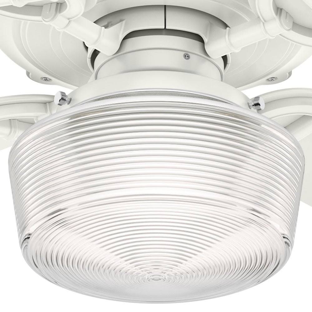 Fresh White Ceiling Fan with Light J282