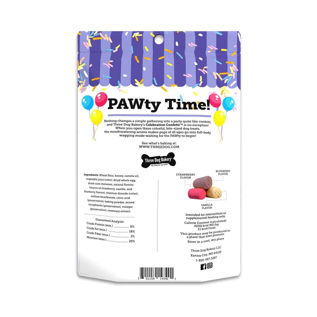 Confetti Bites Dog Treats A363