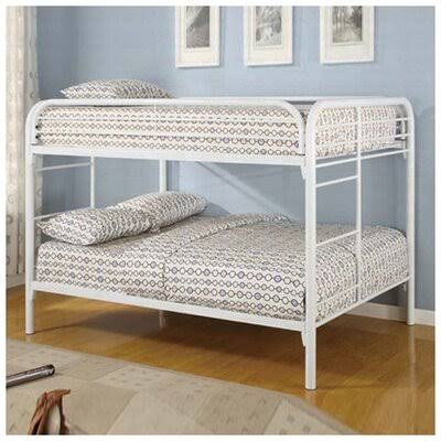 Full Over Full Bunk Bed White K73595