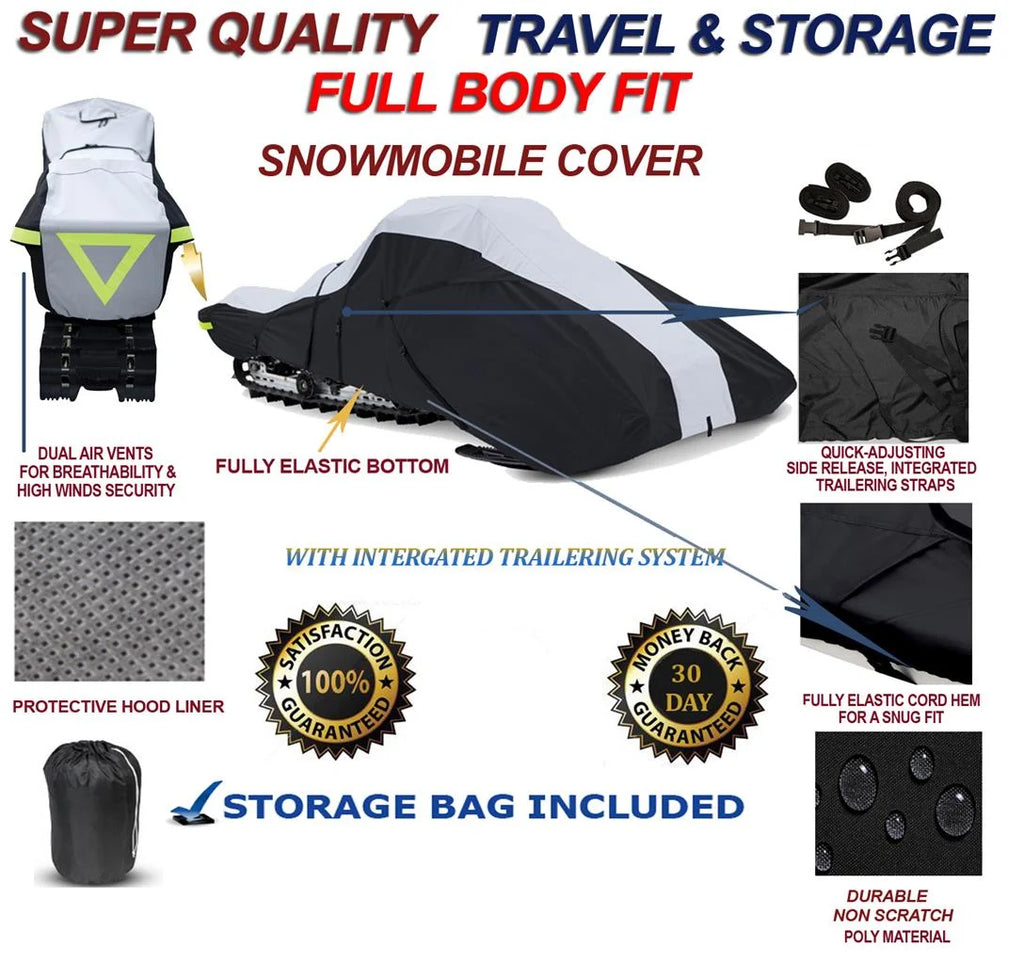 600 Denier Full Fit Snowmobile Travel and Storage Cover T241327