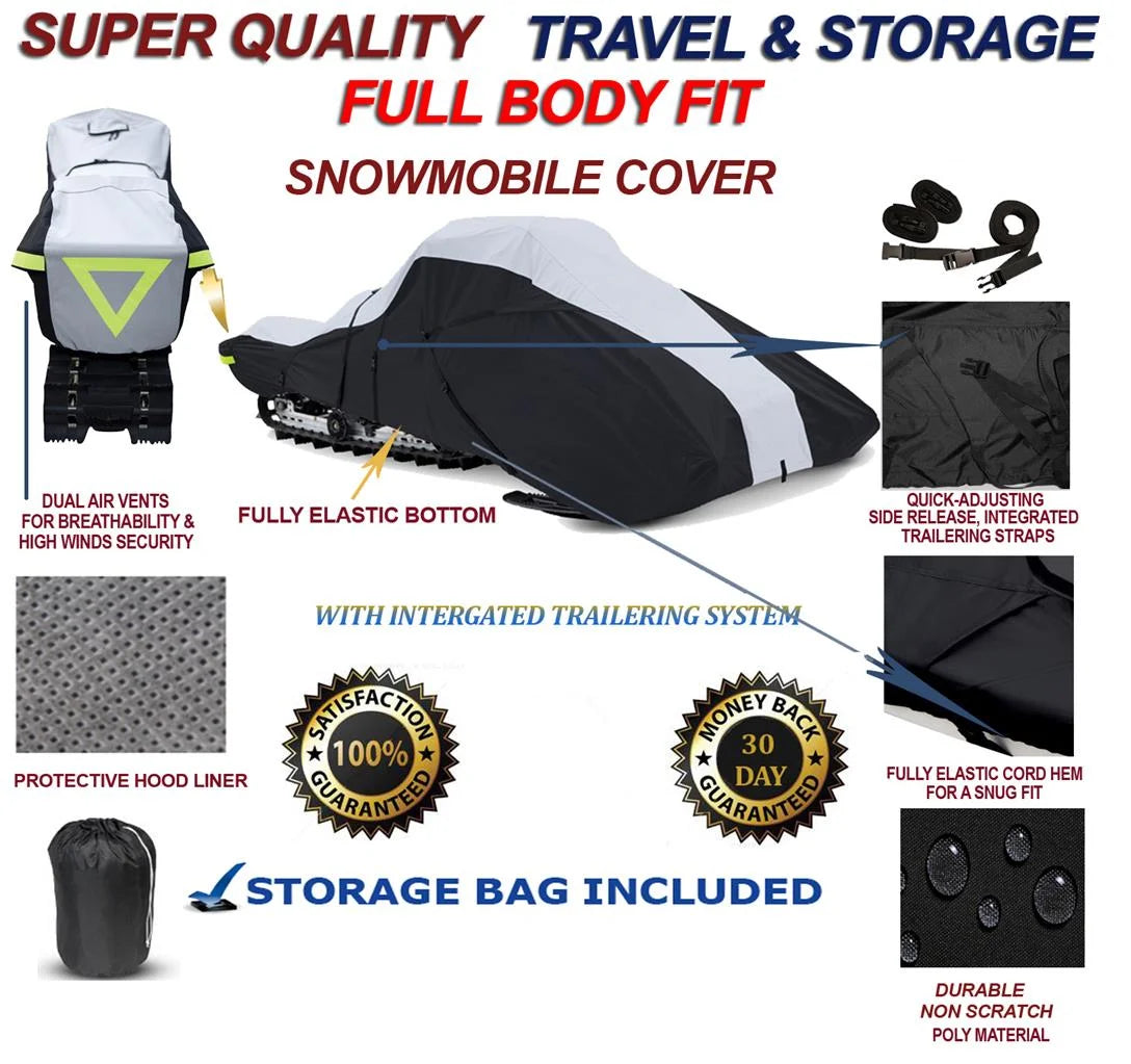 600 Denier Full Fit Snowmobile Travel and Storage Cover T241327