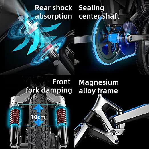 Folding Electric Bike 400W 48V 12.8AH B71376