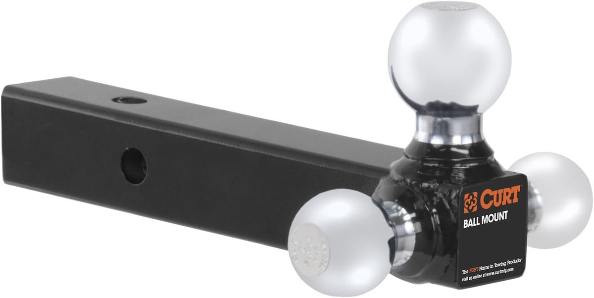 Multi-Ball Trailer Hitch Ball Mount, 2-Inch Receiver, 10,000 lbs, Pack of 2 F5659