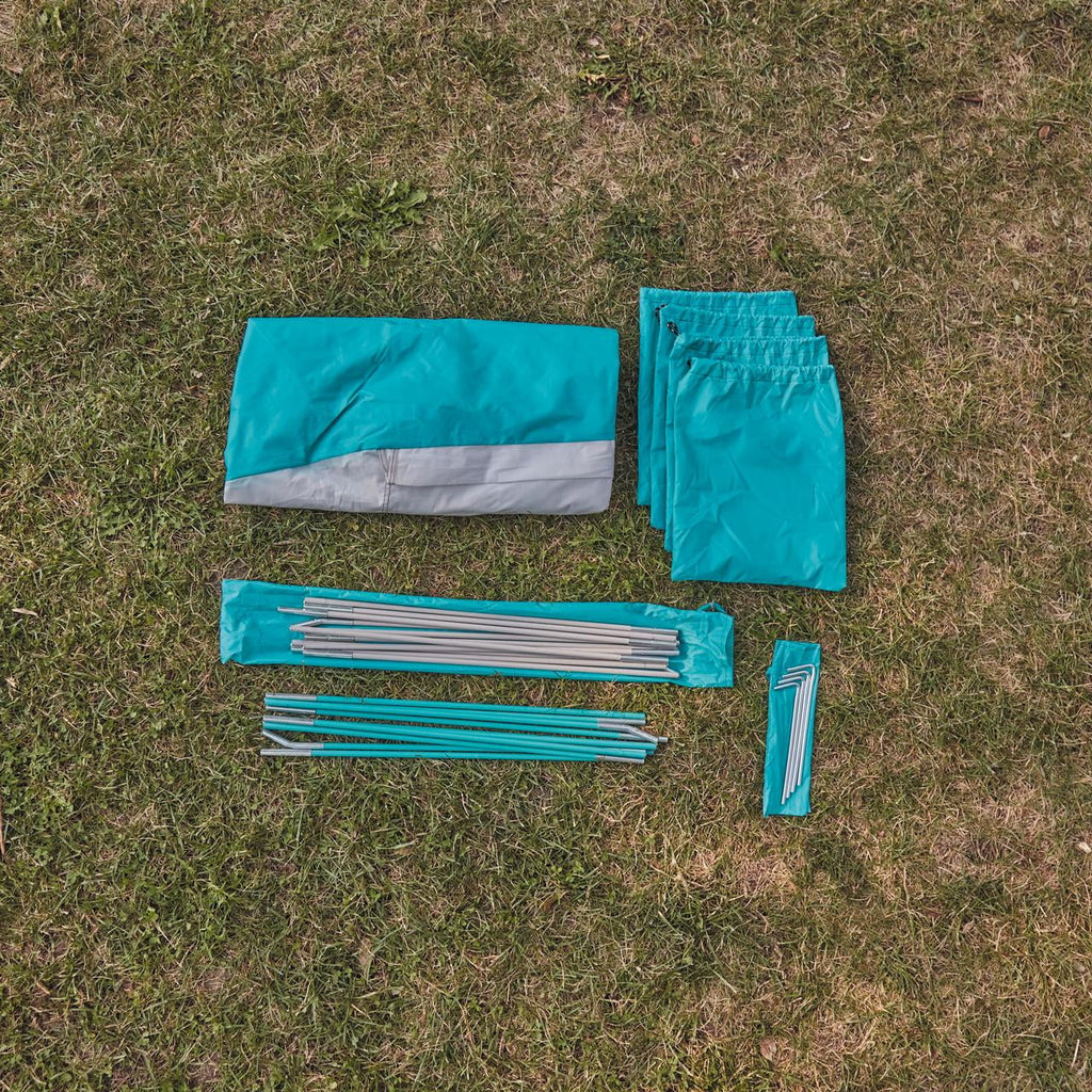Sun Shelter Beach Tent, 8' x 6' with UV Protectant Coating D4643