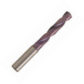 16mm Carbide 140° Point Coated Drill, Reinforced Straight Shank, 83mm LOC Q45591