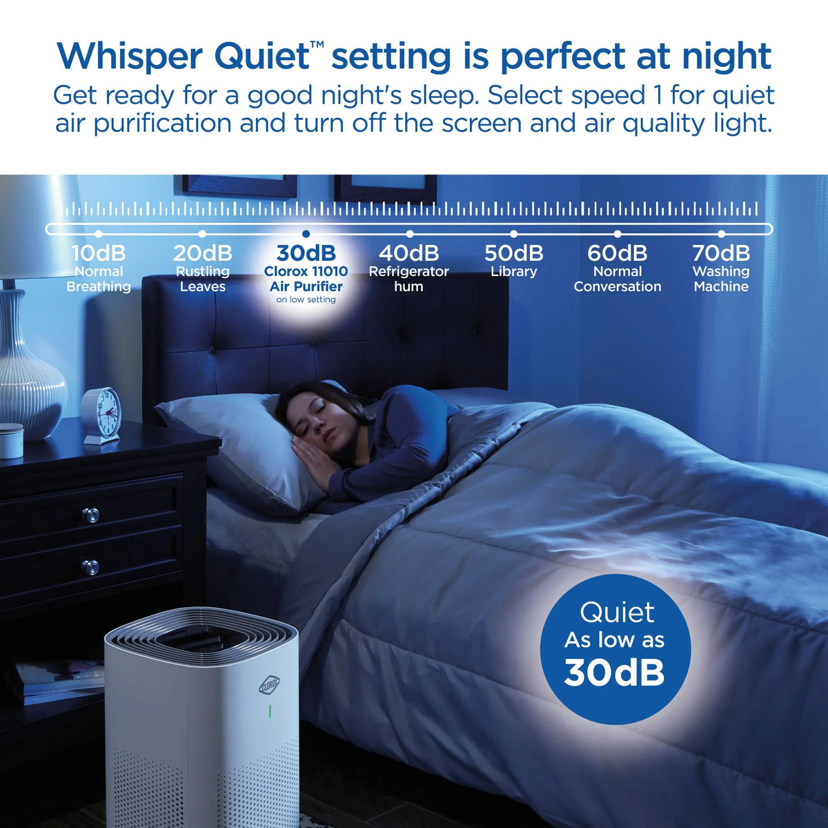 Large Room Air Purifier with True HEPA Filter W237660