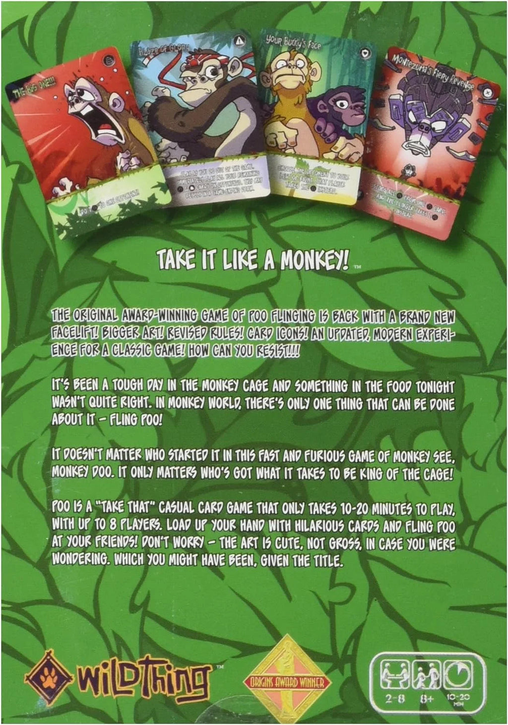 Card Game for 2-8 Players, Ages 8+ B3114