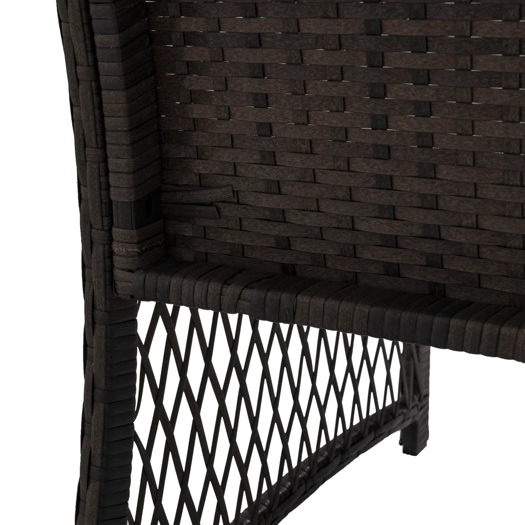 3 Piece Wicker PE Rattan Patio Bistro Set A5749