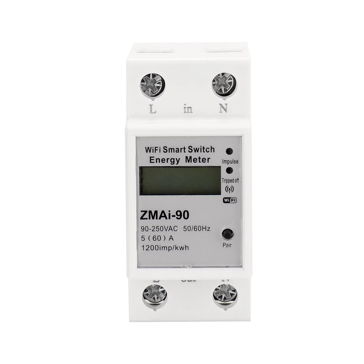 Single-Phase Din Rail Wifi Energy Meter C3409