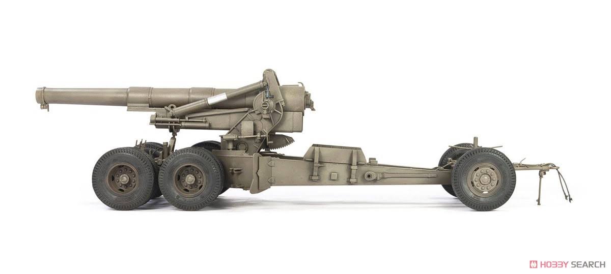 WWII 8 inch Howitzer M1 1/35 Scale Plastic Model Kit W59484